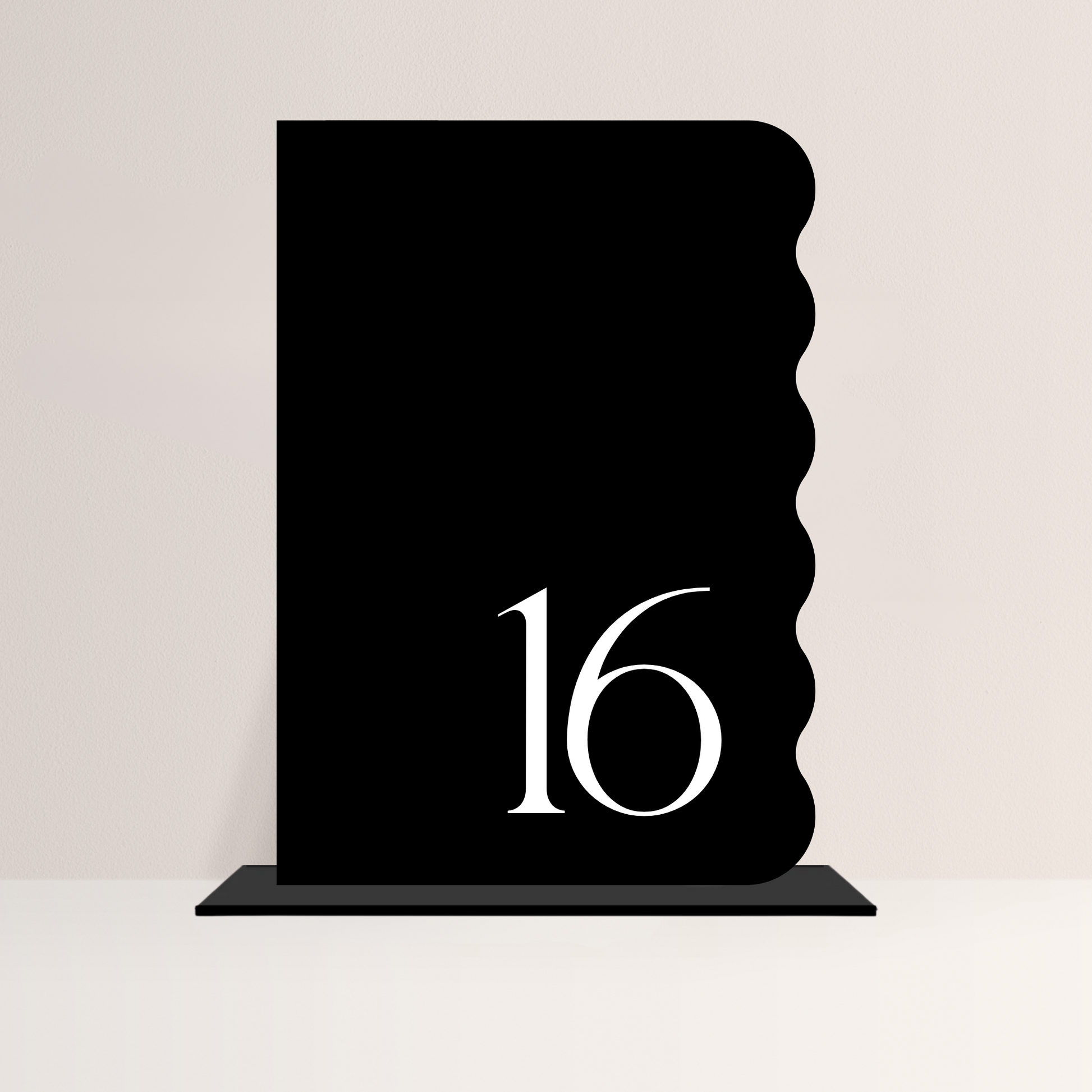 No. 1 Acrylic Table Number Set