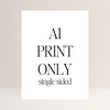 A1 (591x841mm) Single Sided Print Service